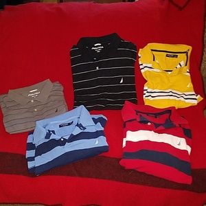 Bundle of 5 Mens Nautica Polo Shirts